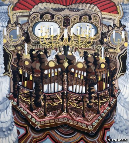 Etienne Zack, <em>Monkey or Conduit</em>, 2007. 198 x 167 cm. Courtesy Equinox Gallery, Vancouver, and Art45, Montreal. 